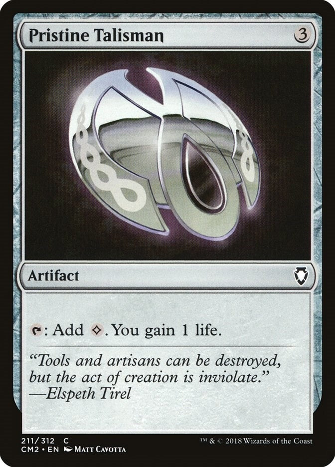 Image for Pristine Talisman (211) [Commander Anthology Volume II] - Magic: The Gathering