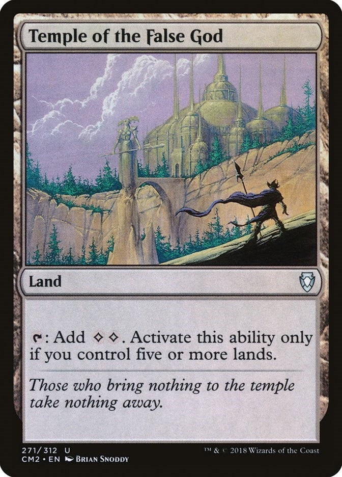Image for Temple of the False God (271) (271) [Commander Anthology Volume II] - Magic: The Gathering