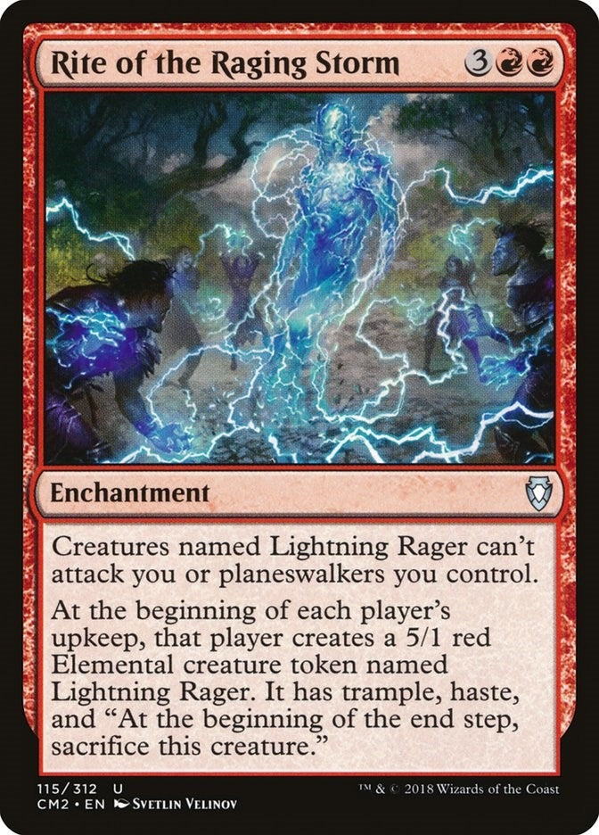 Image for Rite of the Raging Storm (115) [Commander Anthology Volume II] - Magic: The Gathering