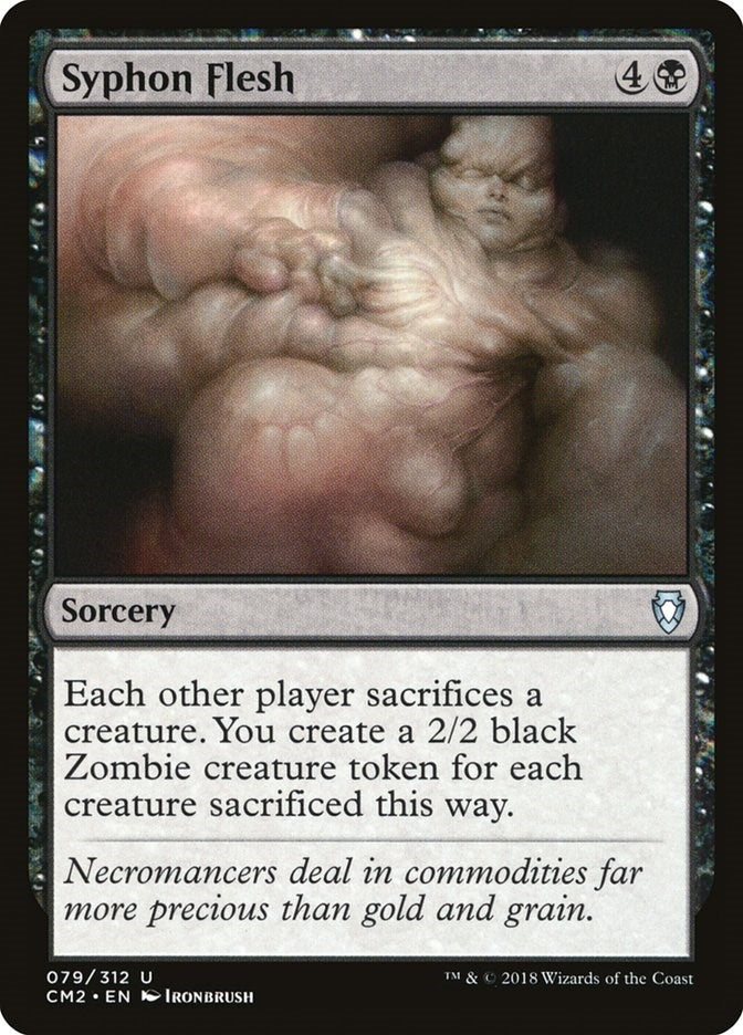 Image for Syphon Flesh (79) [Commander Anthology Volume II] - Magic: The Gathering