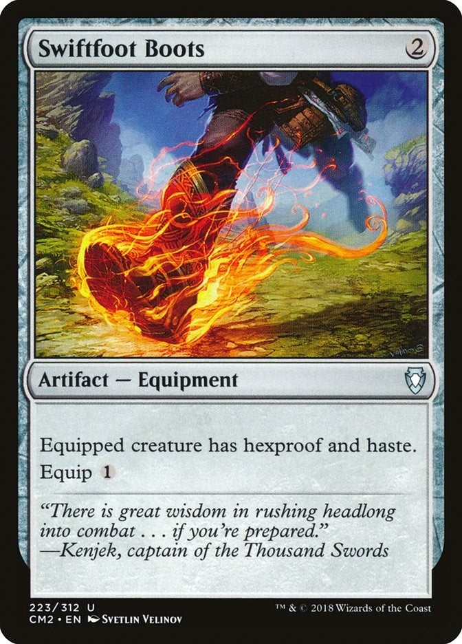Image for Swiftfoot Boots (223) [Commander Anthology Volume II] - Magic: The Gathering