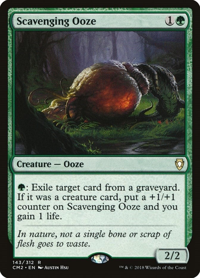 Image for Scavenging Ooze (143) [Commander Anthology Volume II] - Magic: The Gathering