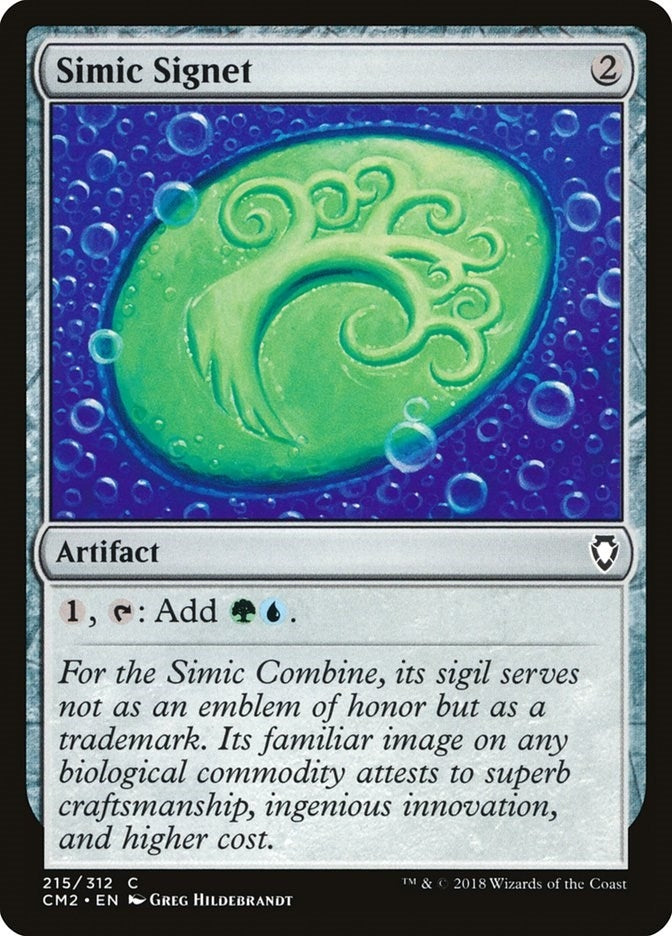 Image for Simic Signet (215) (215) [Commander Anthology Volume II] - Magic: The Gathering