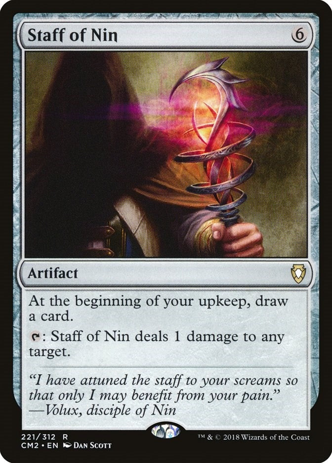 Image for Staff of Nin (221) [Commander Anthology Volume II] - Magic: The Gathering