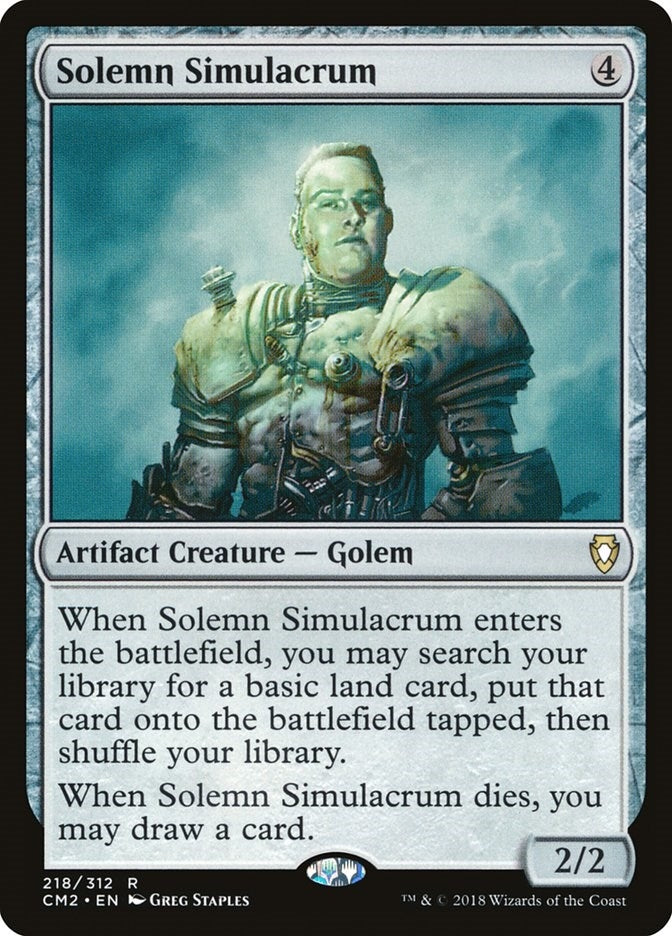 Image for Solemn Simulacrum (218) (218) [Commander Anthology Volume II] - Magic: The Gathering