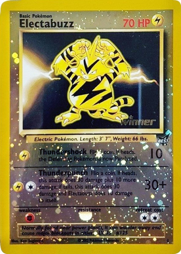 Image for Electabuzz - 1 [Winner] (001/009) [Best of Promos] - Pokemon