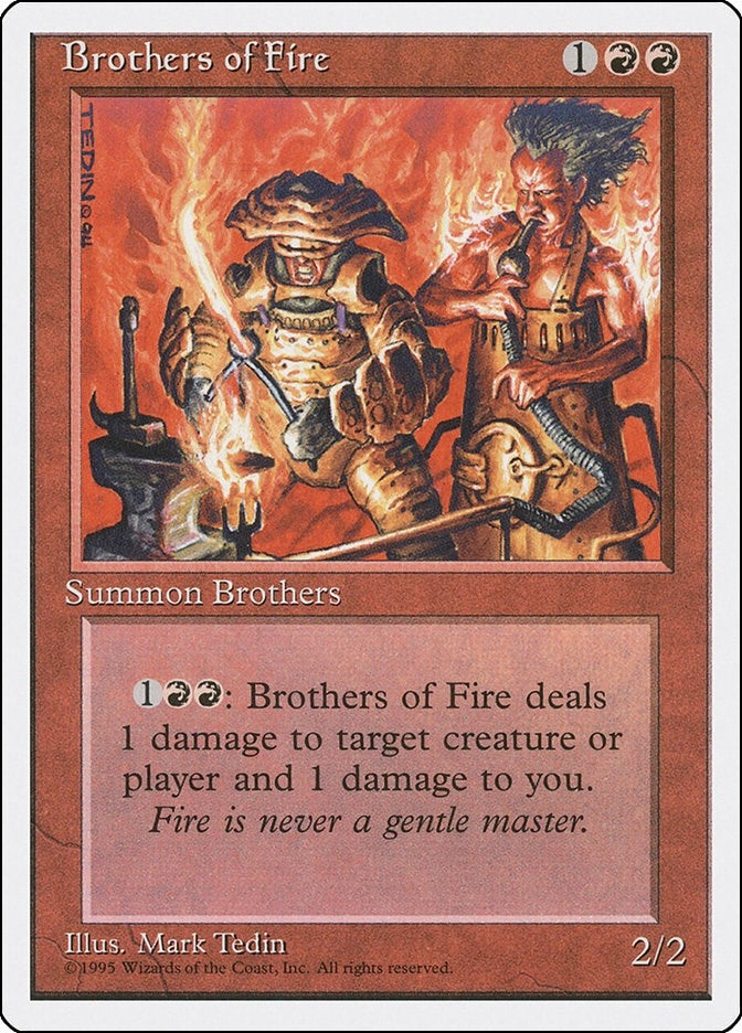 Image for Brothers of Fire [Fourth Edition] - Magic: The Gathering