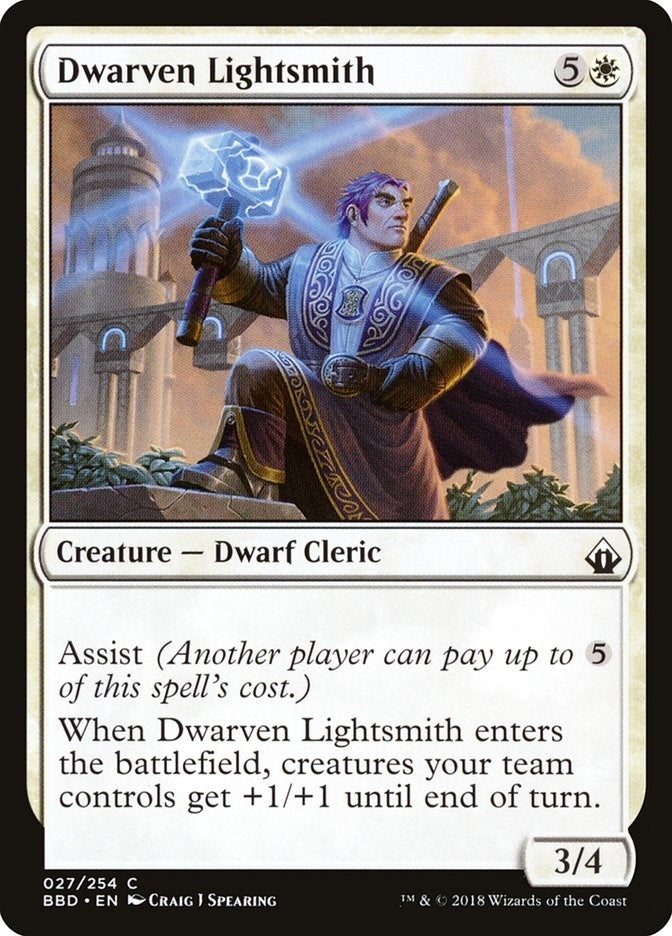 Image for Dwarven Lightsmith (27) [Battlebond] - Magic: The Gathering