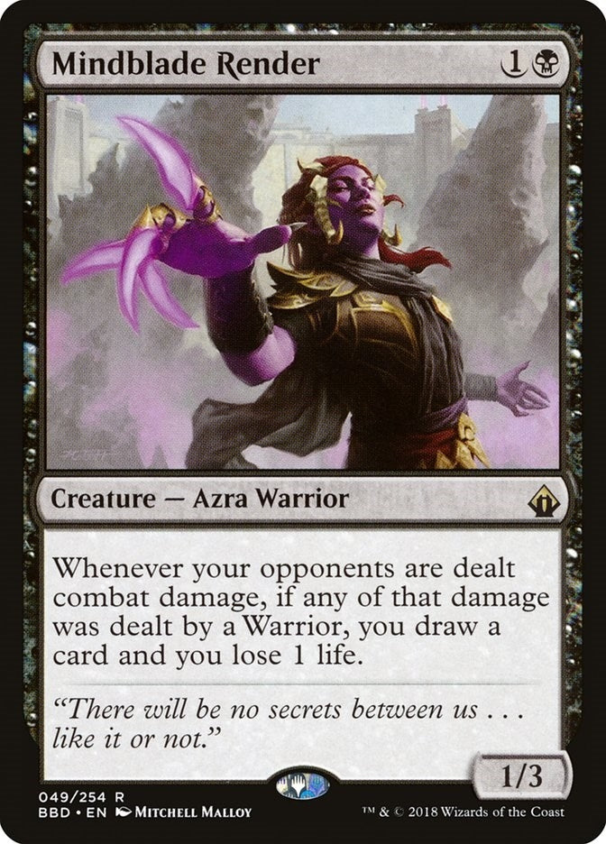 Image for Mindblade Render (49) [Battlebond] - Magic: The Gathering