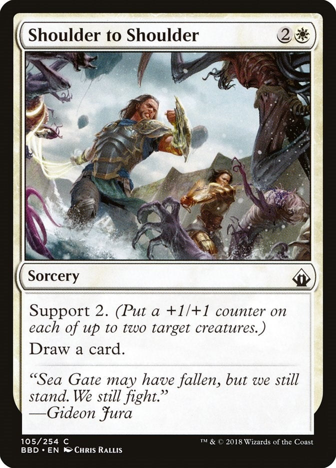 Image for Shoulder to Shoulder (105) [Battlebond] - Magic: The Gathering