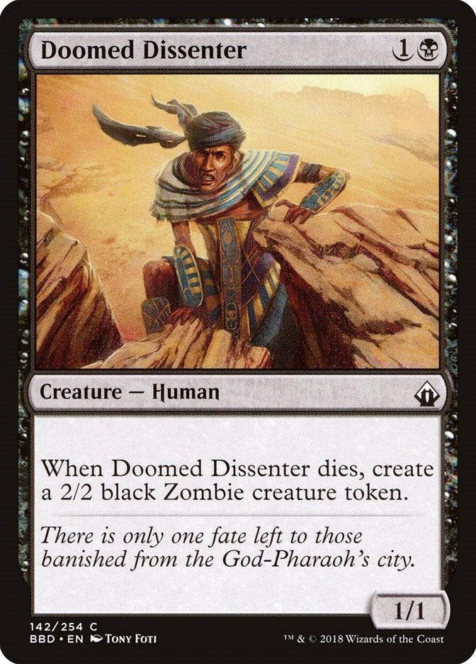 Image for Doomed Dissenter (142) [Battlebond] - Magic: The Gathering
