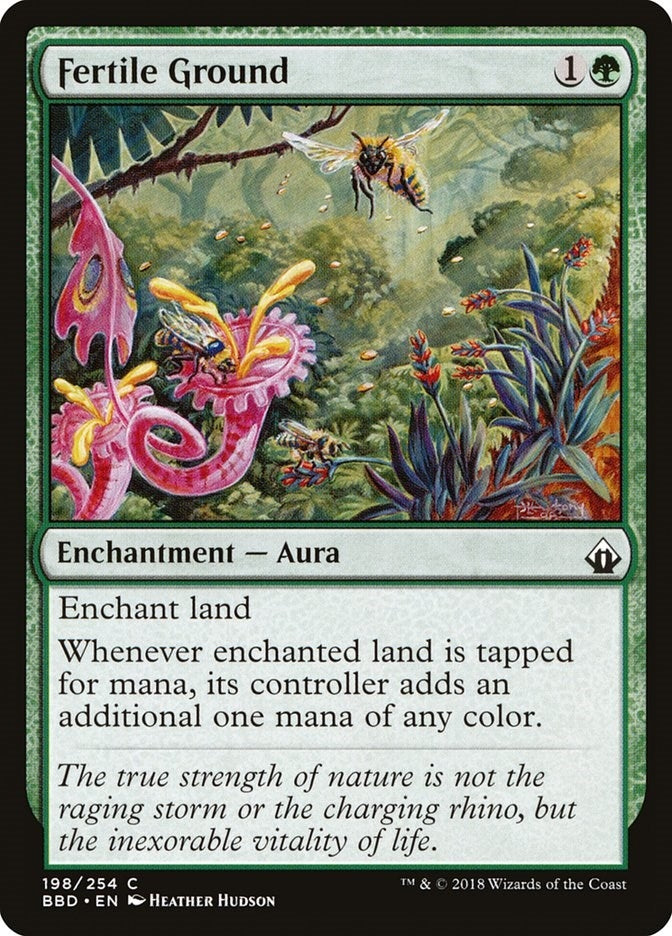 Image for Fertile Ground (198) [Battlebond] - Magic: The Gathering