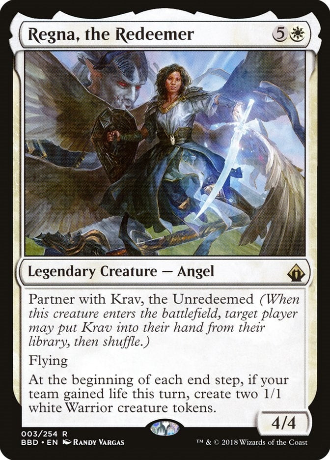Image for Regna, the Redeemer (3) [Battlebond] - Magic: The Gathering