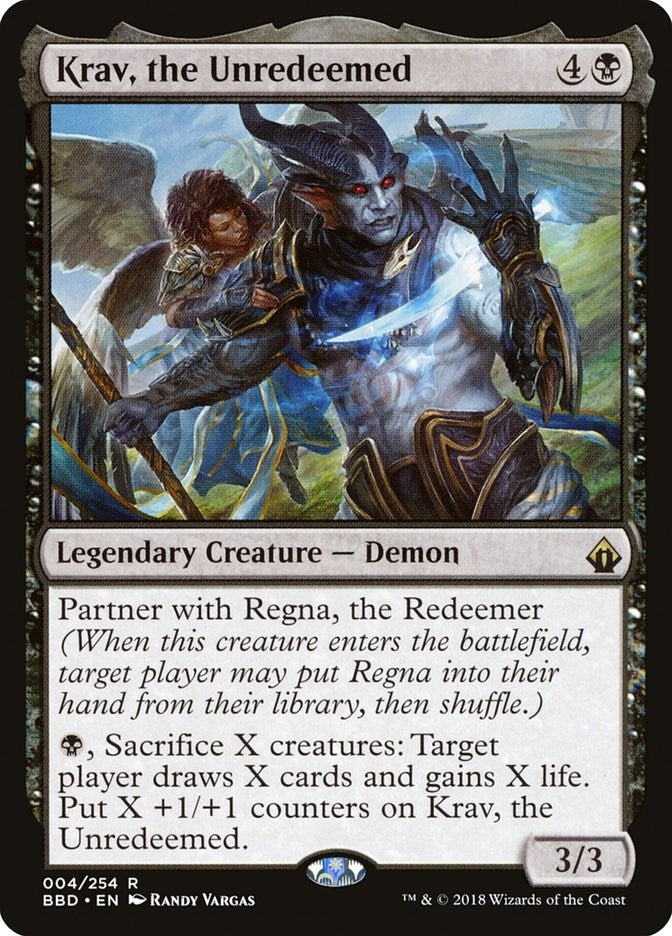 Image for Krav, the Unredeemed (4) [Battlebond] - Magic: The Gathering