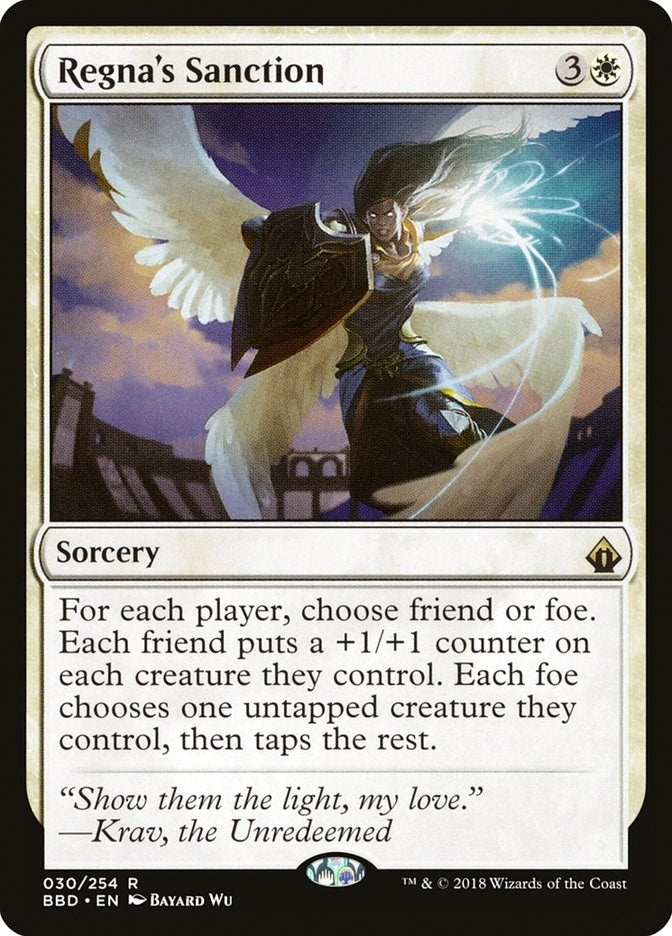 Image for Regna's Sanction (30) [Battlebond] - Magic: The Gathering