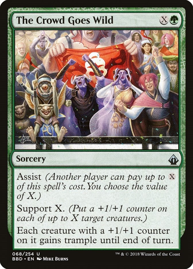 Image for The Crowd Goes Wild (68) [Battlebond] - Magic: The Gathering