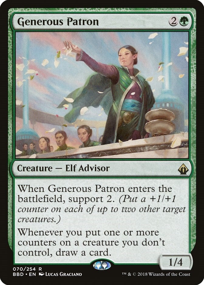 Image for Generous Patron (70) [Battlebond] - Magic: The Gathering