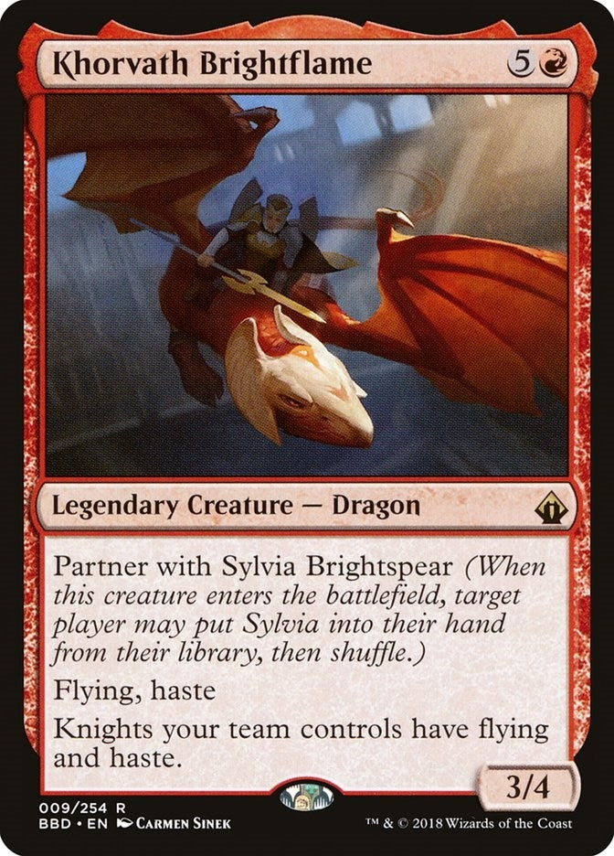 Image for Khorvath Brightflame (9) [Battlebond] - Magic: The Gathering