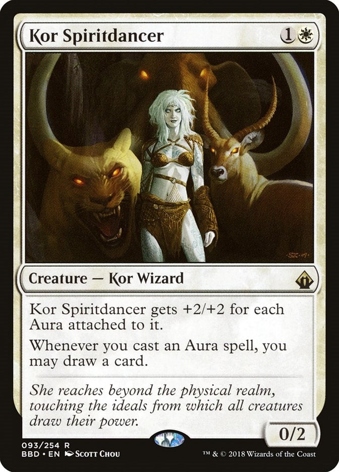 Image for Kor Spiritdancer (93) [Battlebond] - Magic: The Gathering