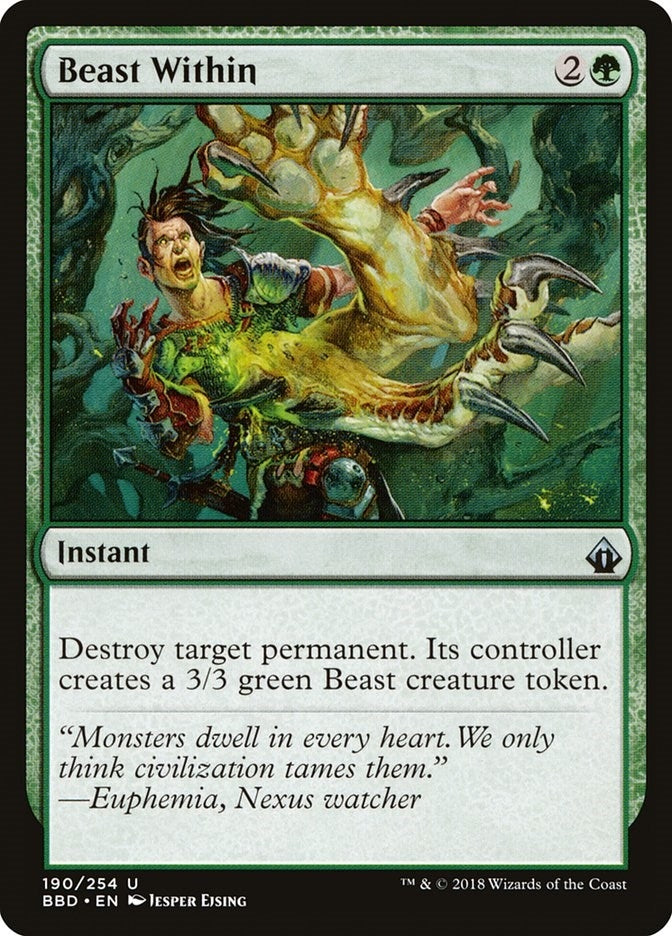 Image for Beast Within (190) [Battlebond] - Magic: The Gathering