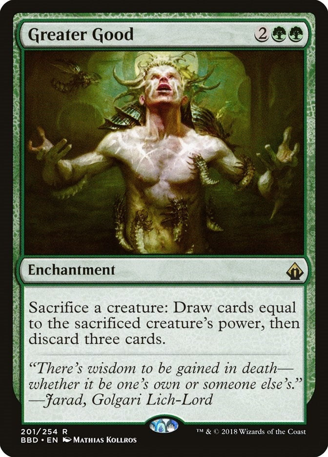 Image for Greater Good (201) [Battlebond] - Magic: The Gathering