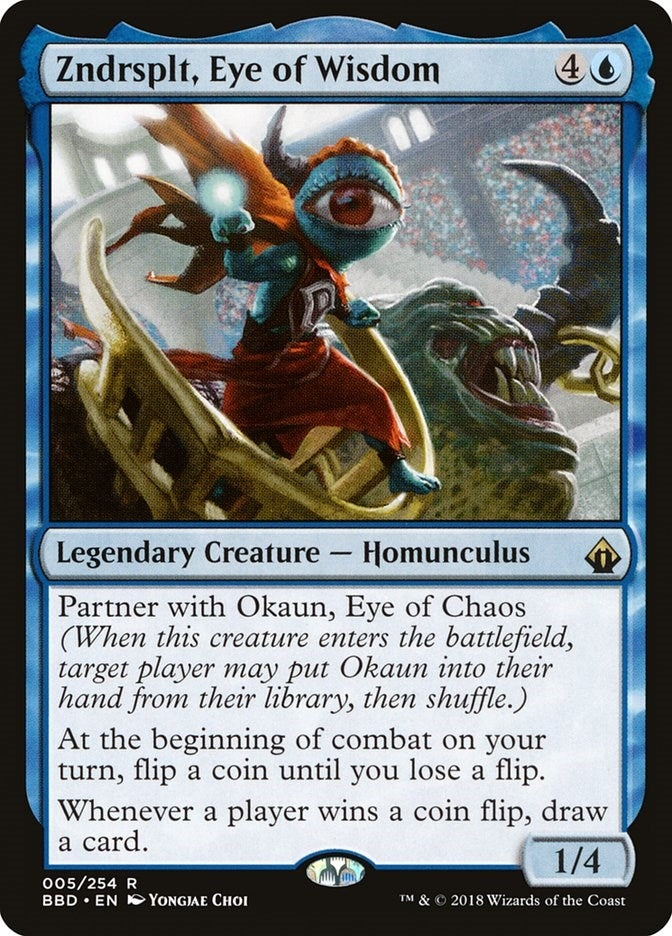 Image for Zndrsplt, Eye of Wisdom (5) [Battlebond] - Magic: The Gathering