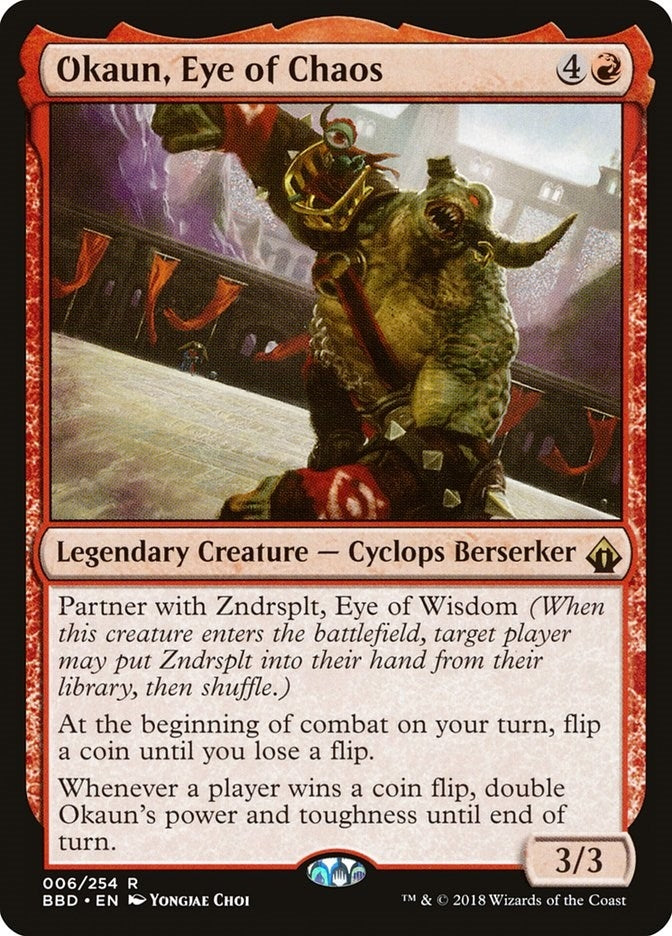 Image for Okaun, Eye of Chaos (6) [Battlebond] - Magic: The Gathering