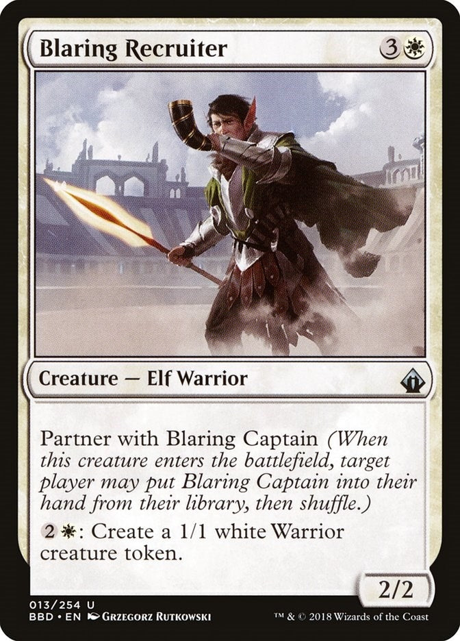 Image for Blaring Recruiter (13) [Battlebond] - Magic: The Gathering