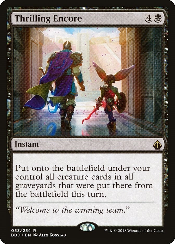 Image for Thrilling Encore (53) [Battlebond] - Magic: The Gathering