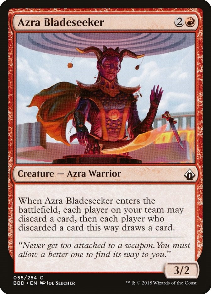 Image for Azra Bladeseeker (55) [Battlebond] - Magic: The Gathering