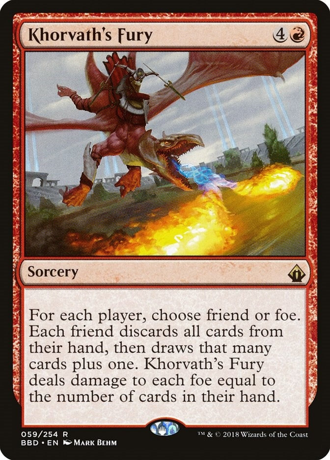 Image for Khorvath's Fury (59) [Battlebond] - Magic: The Gathering