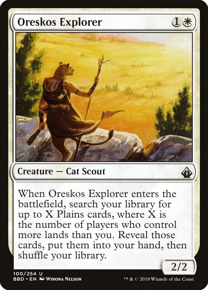 Image for Oreskos Explorer (100) [Battlebond] - Magic: The Gathering