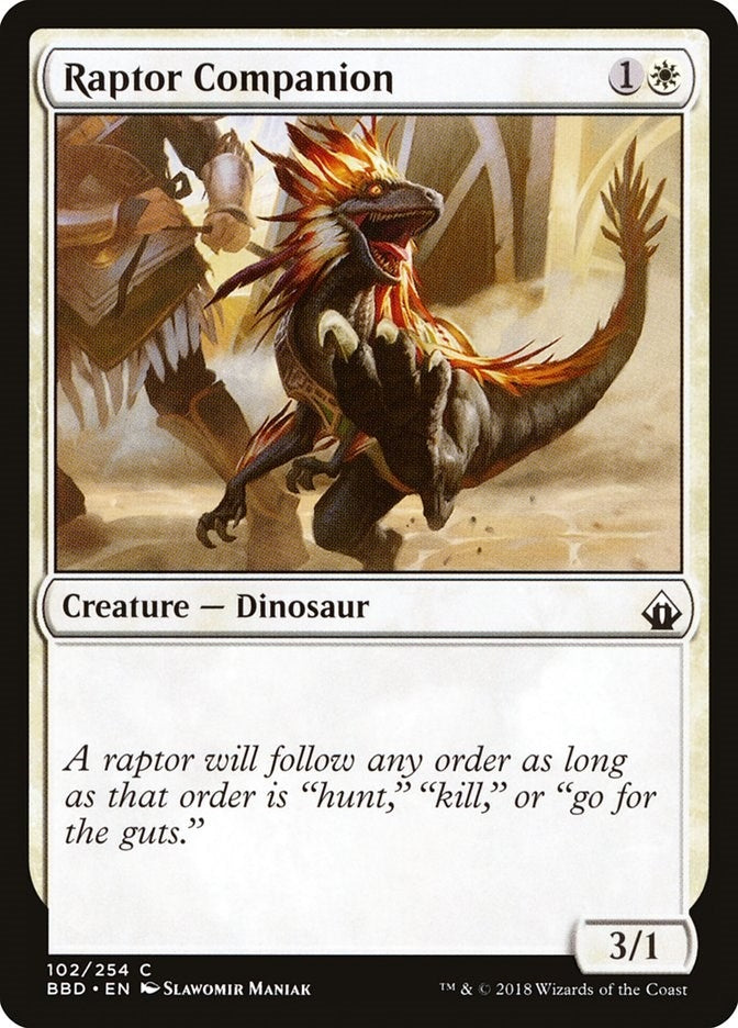 Image for Raptor Companion (102) [Battlebond] - Magic: The Gathering
