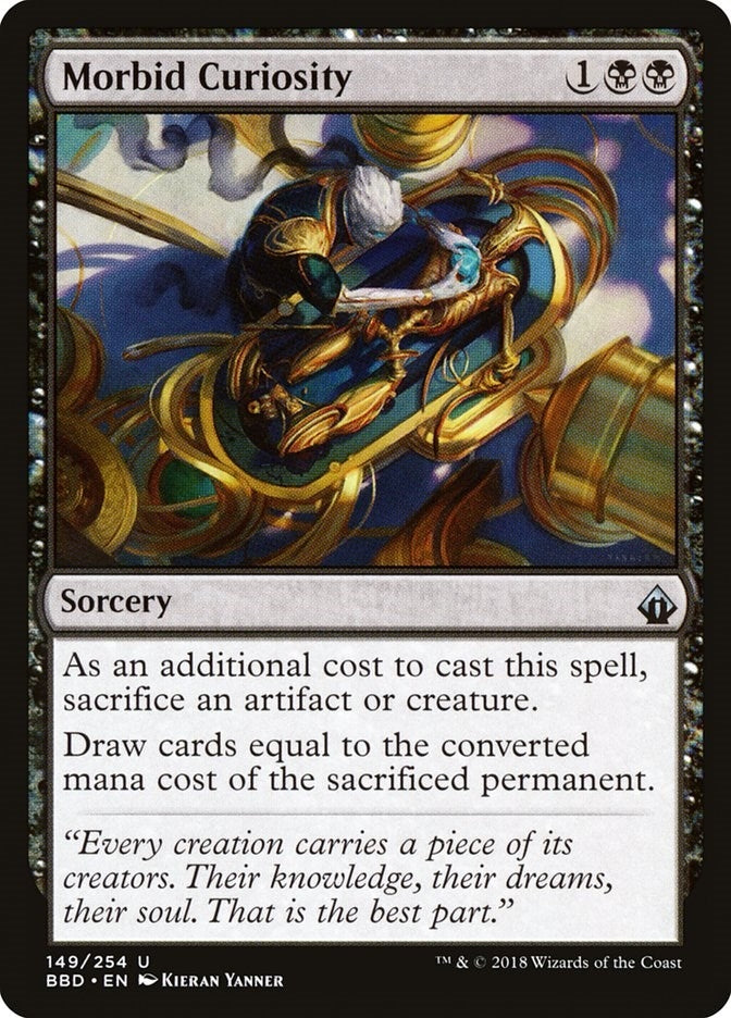 Image for Morbid Curiosity (149) [Battlebond] - Magic: The Gathering