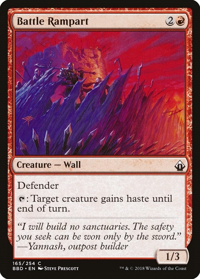 Image for Battle Rampart (165) [Battlebond] - Magic: The Gathering