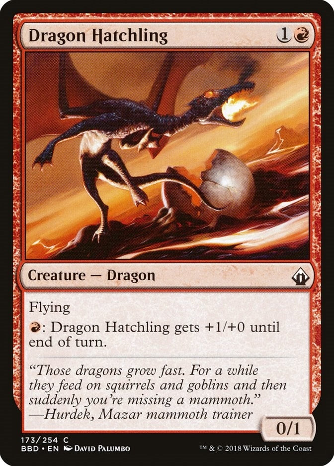 Image for Dragon Hatchling (173) [Battlebond] - Magic: The Gathering