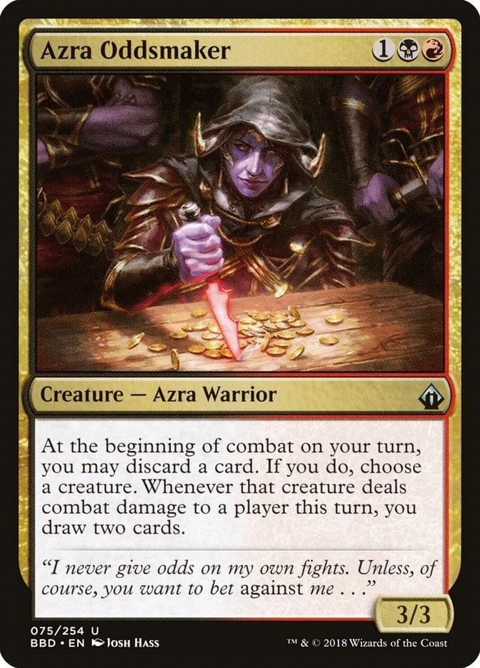 Image for Azra Oddsmaker (75) [Battlebond] - Magic: The Gathering