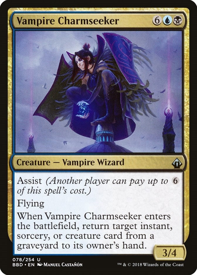 Image for Vampire Charmseeker (78) [Battlebond] - Magic: The Gathering