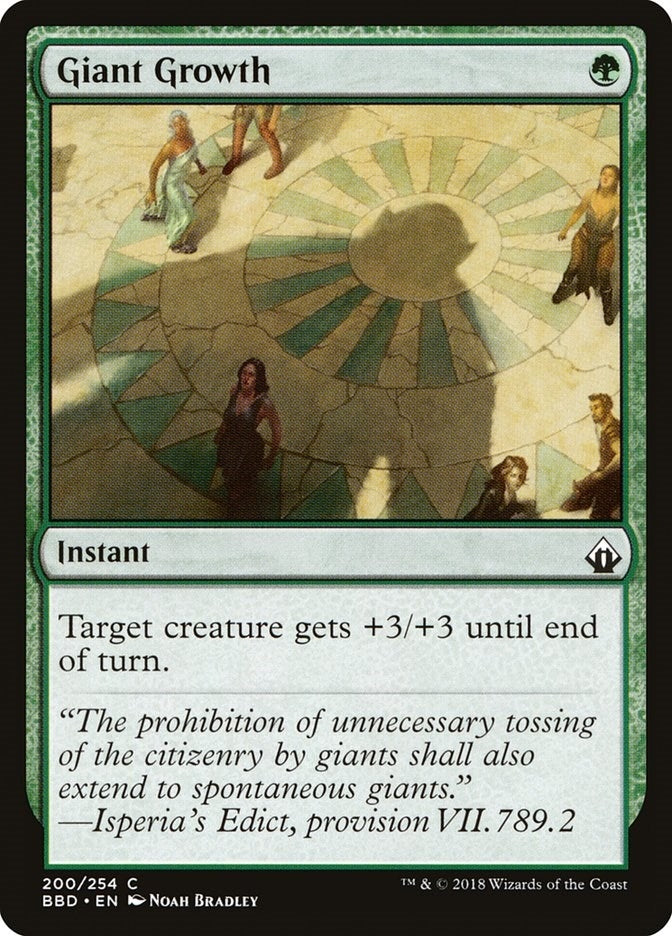 Image for Giant Growth (200) [Battlebond] - Magic: The Gathering