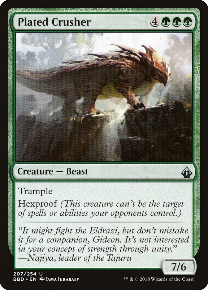Image for Plated Crusher (207) [Battlebond] - Magic: The Gathering