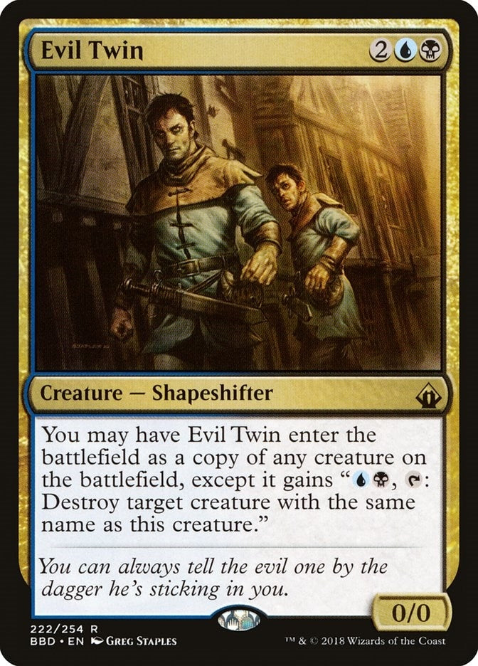 Image for Evil Twin (222) [Battlebond] - Magic: The Gathering
