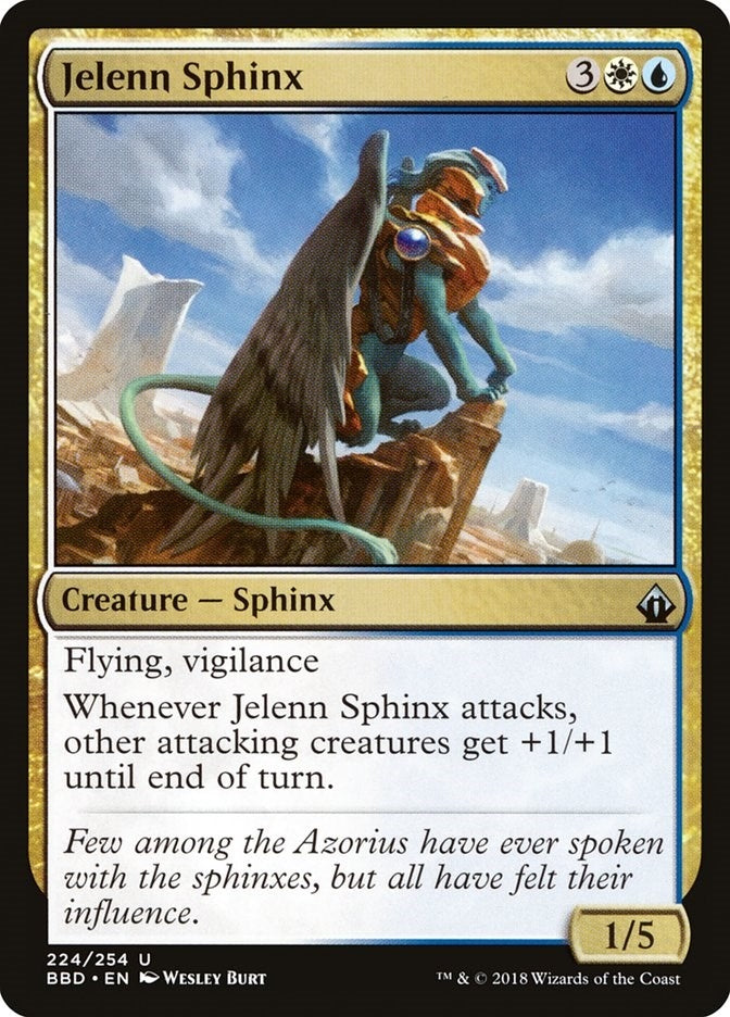Image for Jelenn Sphinx (224) [Battlebond] - Magic: The Gathering
