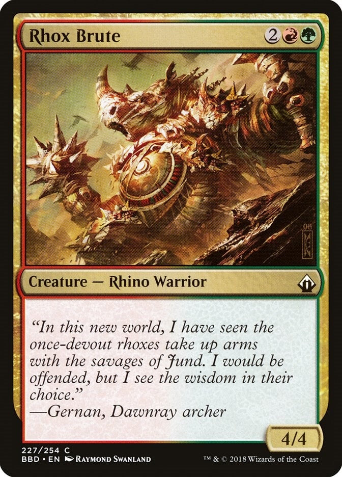 Image for Rhox Brute (227) [Battlebond] - Magic: The Gathering