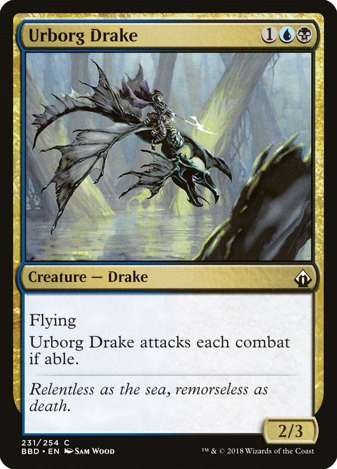 Image for Urborg Drake (231) [Battlebond] - Magic: The Gathering