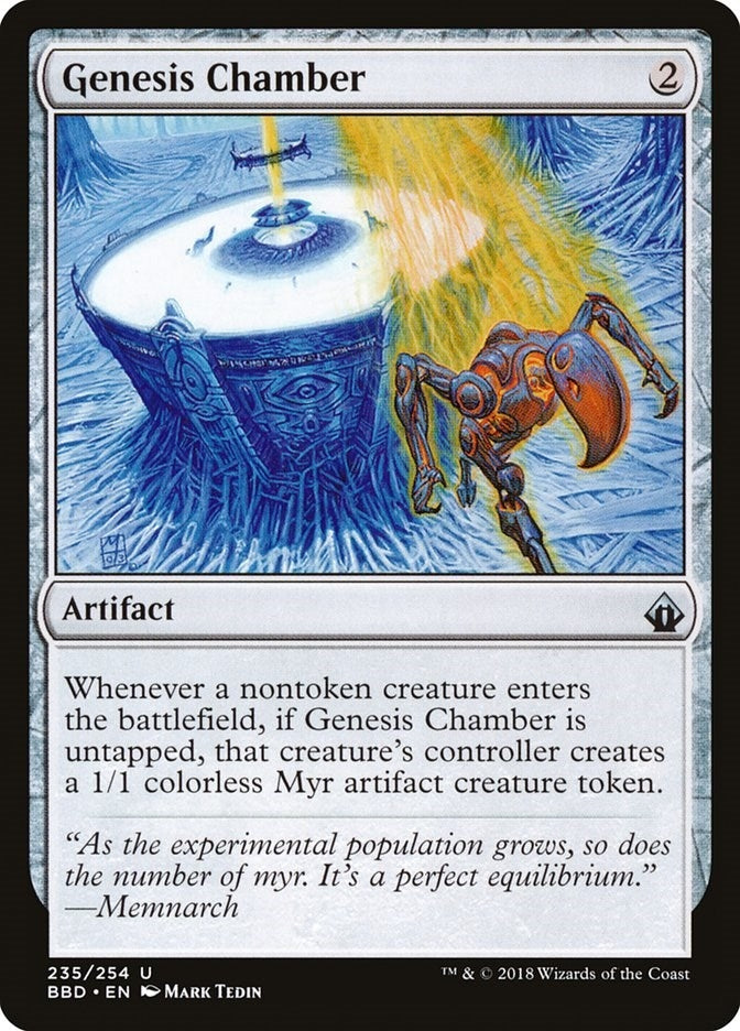 Image for Genesis Chamber (235) [Battlebond] - Magic: The Gathering