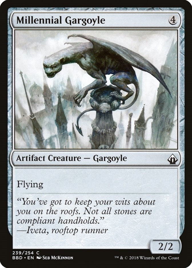 Image for Millennial Gargoyle (239) [Battlebond] - Magic: The Gathering