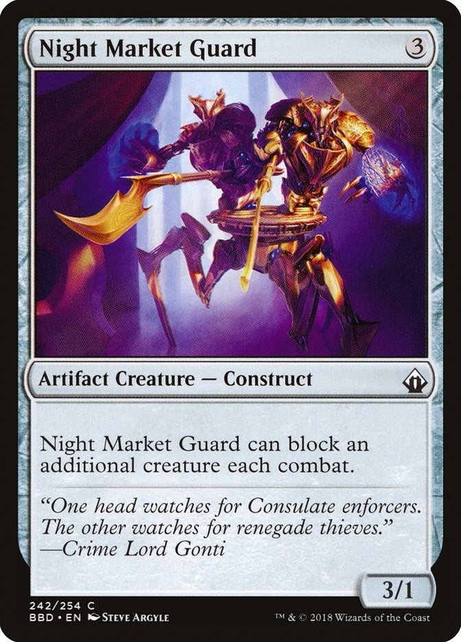 Image for Night Market Guard (242) [Battlebond] - Magic: The Gathering