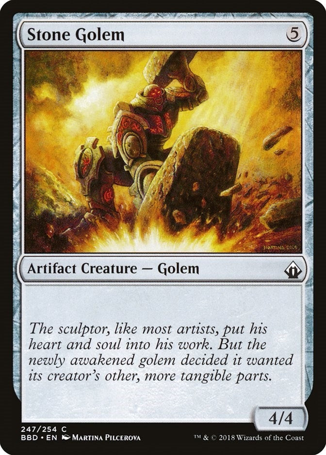 Image for Stone Golem (247) [Battlebond] - Magic: The Gathering