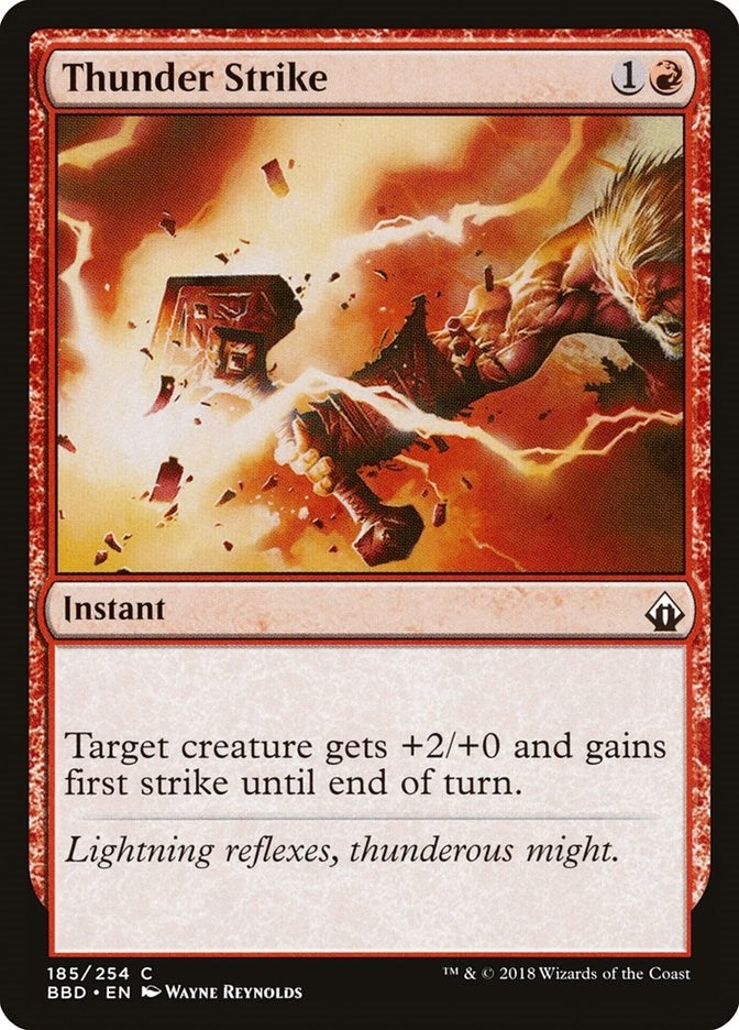 Image for Thunder Strike (185) [Battlebond] - Magic: The Gathering