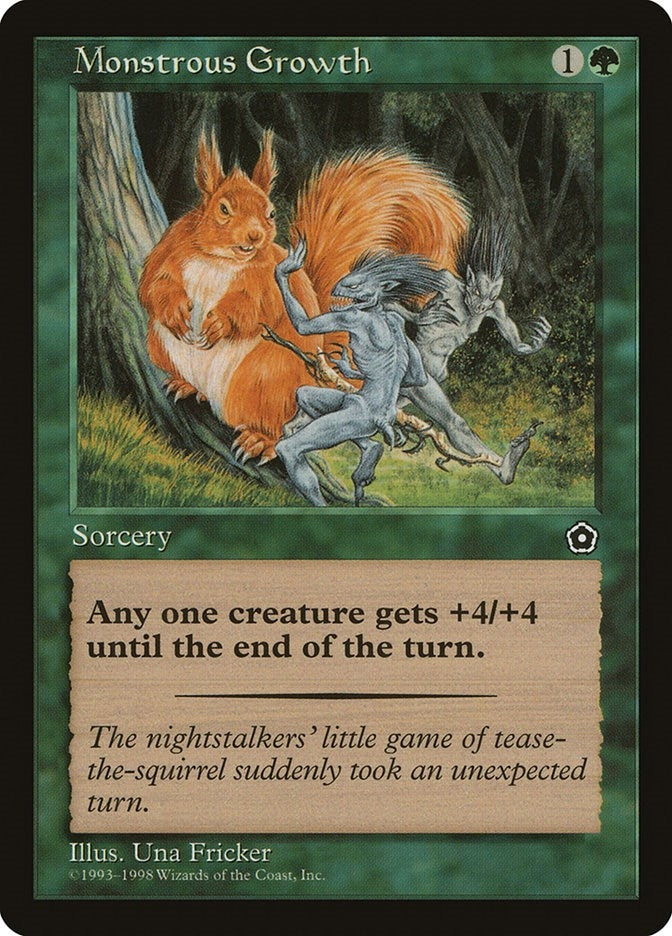 Image for Monstrous Growth [Portal Second Age] - Magic: The Gathering